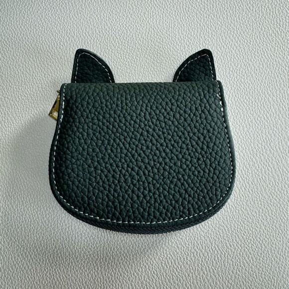 Boston Terrier Women’s Gray Leather Wallet Dog Wallet NEW - Picture 3 of 4